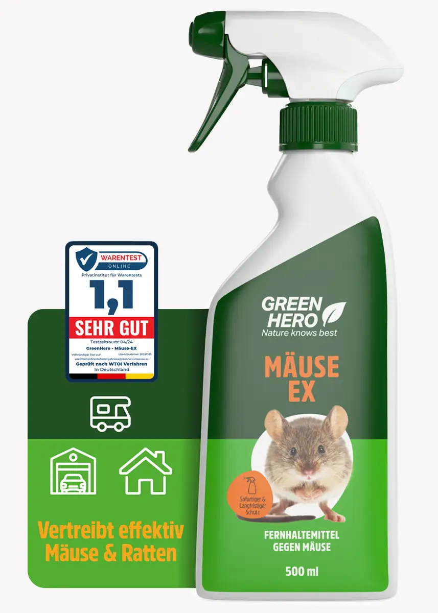 GreenHero® Mäuse-Ex Spray zur Mäuseabwehr