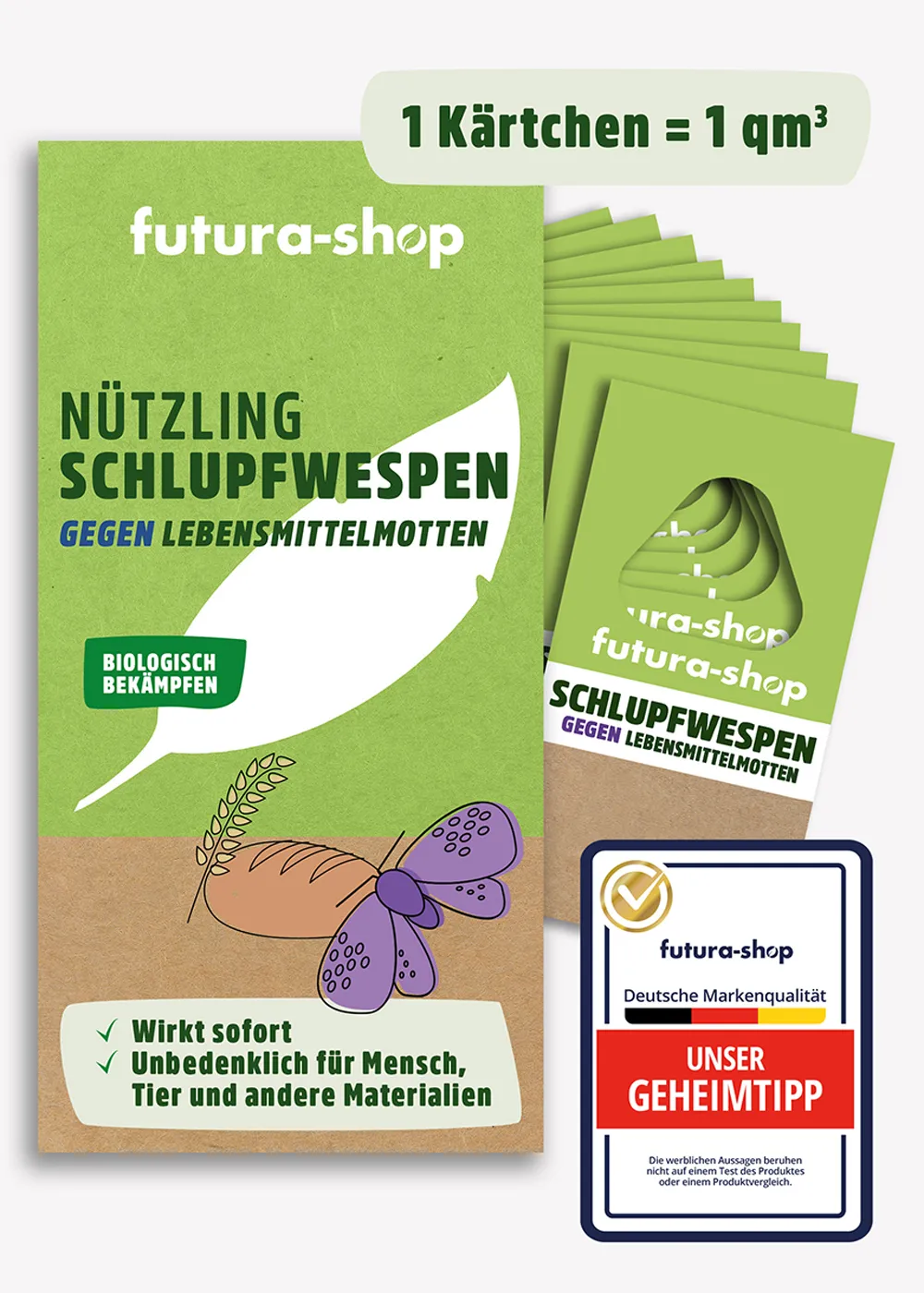 Schlupfwespen gegen Lebensmittelmotten Schlupfwespen gegen Lebensmittelmotten