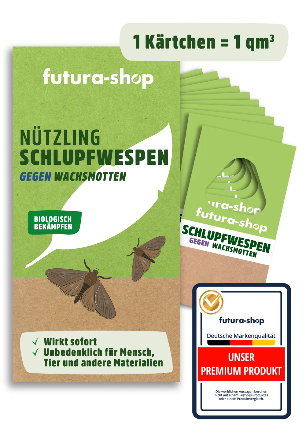 Schlupfwespen – Mittel gegen Wachsmotten